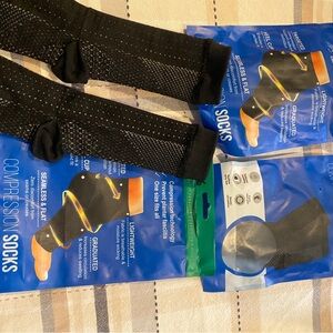 Dr Socks Brand Black Compression Socks